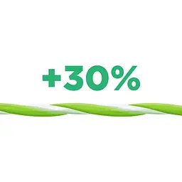 Зубна нитка GUM Twisted Floss м'ятна вощена 30 м - мініатюра 4