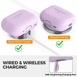 Чохол AhaStyle Colorful Silicone Case для AirPods Pro 2 Lavender [CP-187-2-C-LR] [133837] - мініатюра 4