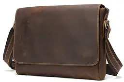 Чоловіча шкіряна сумка Vintage 32х25,5х6 см sum0012517 - мініатюра 8