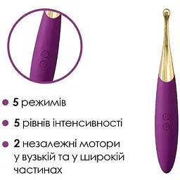 Універсальний вібратор Svakom Beatrice 4 варіанти використання - мініатюра 3