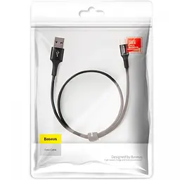 Кабель Baseus Halo Cable USB to Type-C 3A 0.5m CATGH-A01 Black - мініатюра 3