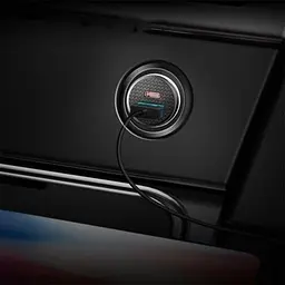 Автомобільний зарядний пристрій Baseus Circular A+Type-C PPS 5А CCALL-YS01 Black - мініатюра 2