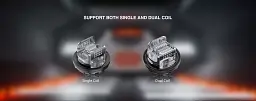 Бак, що обслуговується Vandy Vape Kylin V3 RTA 25mm 6ml Атомайзер Black (18505) - мініатюра 4