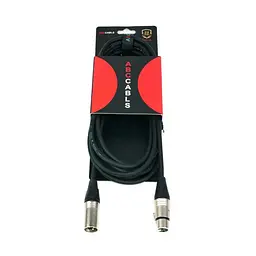 Мікрофонний кабель балансний XLR Male — XLR Female ABCCABLS MA008-L3 3м