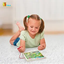 Магнітна настільна гра Viga Toys Ферма (50193) - мініатюра 3