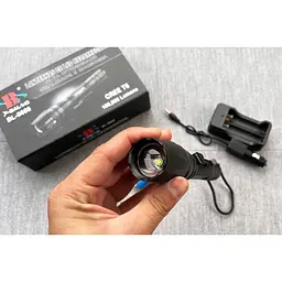 Ліхтар ручний X-Balog BL-8668 акумуляторний з кліпсою та ремінцем CREE T6 2x18650 Zoom - мініатюра 5