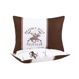 Наволочки Beverly Hills Polo Club - BHPC 029 Brown 50x70 (2 од)