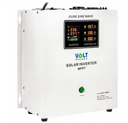 Сонячний інвертор Volt Polska SINUS PRO 2500 S 24/230V 1800/2500W + 40A MPPT 100V (3SPS250024) - мініатюра 2