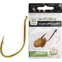 Гачок X-Fish Кукурудза 10 (8шт/уп)