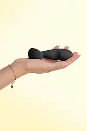 Стимулятор простати Pleasures Cozy, 12 см (чорний) - мініатюра 3