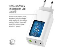 Мережевий зарядний пристрій ColorWay GaN Mini 100 W White (CW-CHS061PD-WT) - мініатюра 5