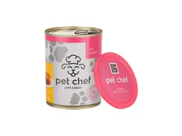 Консерви для собак Pet Chef паштет з куркою для цуценят 360 г (4820255190372) - мініатюра 2
