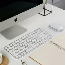 Клавіатура Xiaomi MiiiW AIR85 Bluetooth Dual Mode White [MWXKT01] [56171] - мініатюра 3