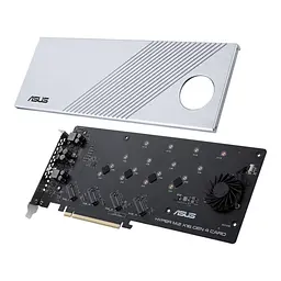 Плата-адаптер PCIe ASUS Hyper M.2 X16 PCIe 3.0 X4 Expansion Card GEN 4 - мініатюра 3