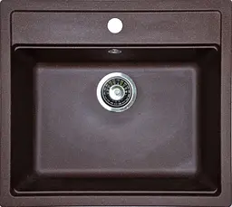 Кухонна мийка Adamant STEP коричнева 565x500x190 мм, без крила 56,5 см
