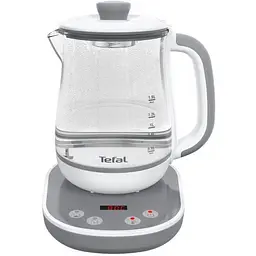 Електрочайник Tefal Tastea tea maker 1.5 л скло біло-сірий (BJ551B10) - мініатюра 3