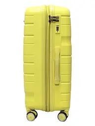 Валіза велика L поліпропілен Milano bag 0306 76×49×31см 82л Жовта - мініатюра 5