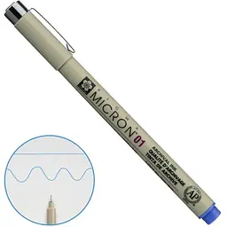 Лінер Pigma Micron (0.1) 0.25 мм Синій Sakura