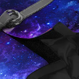 Шлея для собак м'яка Waudog Clothes NASA21, з QR паспортом, XS4, 36-39х26-28 см (2901-0148) - мініатюра 3