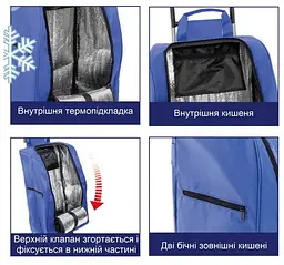 Сумка-візок Casa Si Partner Blue (CS93076Y06B) - мініатюра 2