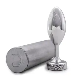 Металева анальна пробка DOXY Butt Plug SMOOTH, гладенька, діаметр 3,3 см - мініатюра 4