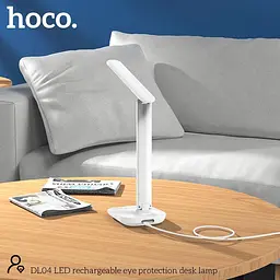 Лампа настільна Hoco LED Eye Protection Desk Lamp DL04 з 3 режимами - мініатюра 5