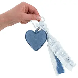 Брелок-підвіска Kite Сердечко денім (K26-3002-32) - мініатюра 8