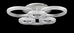 Люстра стельова LED Splendid Ray L2722/3+3, 152W, білий, з пультом, димер, сучасний стиль