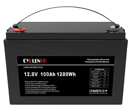 Акумуляторна батарея для ДБЖ Cyclen LiFePO4 12.8 V / 100 А*ч (44-00075)