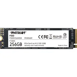SSD накопичувач Patriot P300 256GB (P300P256GM28) [151780]