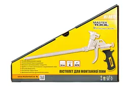 Пістолет монтажний для піни Mastertool нікель (зелена ручка) 81-8672 - мініатюра 3