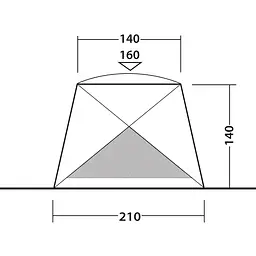 Намет пляжний Outwell Beach Shelter Compton Blue (111230) - мініатюра 9