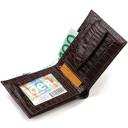 Чоловічий шкіряний гаманець Canpellini 12х9,7х2 см acs0025647 - мініатюра 4