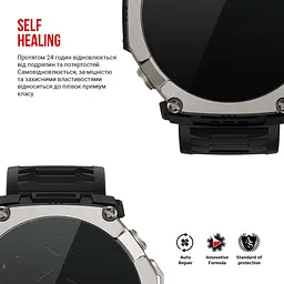 Гідрогелева плівка на годинники Amazfit Watch T-Rex Ultra 2 ArmorStandart захисна плівка для смарт годинників прозора (ARM91531) - мініатюра 3
