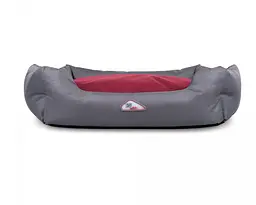 Лежак Pet Fashion Bosphorus 3, 95x78x24 см, сірий з червоним - мініатюра 4