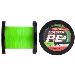 Шнур Select Master PE 1000m (салат.) #1.0/0.14mm 38lb/17kg