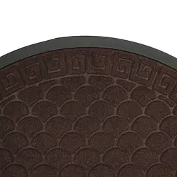 Килимок придверний Eco Fabric Луска півколо з кромкою коричневий 40 х 60 см (4060-119) - мініатюра 4