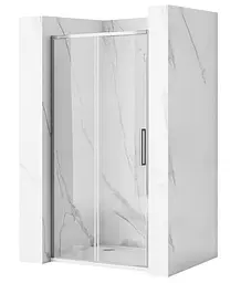 Душові двері розсувні Rea Rapid Slide 160x195 см chrome REA-K5457