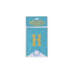 Гірлянда з прапорцями "Happy Birthday" MK, 5955(Light-Blue) блакитна