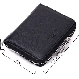 Відмінний жіночий гаманець з натуральної шкіри ST Leather 22449 чорний - мініатюра 7