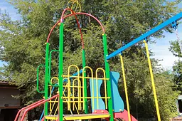 Комплекс для дітей "Король" з гойдалками і гіркою - мініатюра 4