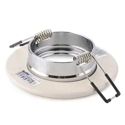 Світильник точковий Brille HDL-CY6 G5.3 WH/G MR16 36-045 - мініатюра 3
