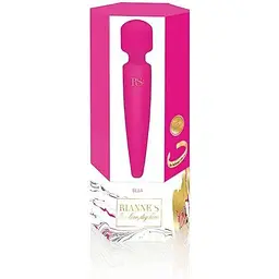 Вібромасажер Rianne S Bella Mini Wand Rose 10 режимів медичний силікон подарункова упаковка - мініатюра 6