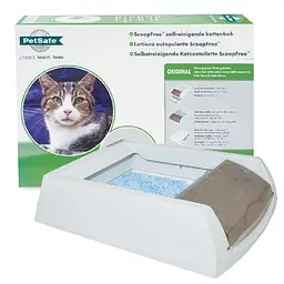 PetSafe ScoopFree петсейф скупфри автоматичний туалет для котів в комплекті силікагелевий наповнювач