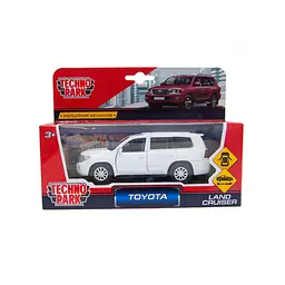 Автомодель Technopark Toyota Land Cruiser, білий (CRUISER-WT (FOB)) - мініатюра 6