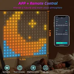 Гірлянда Smart-штора SFK-07 святкова LED-гірлянда для дому ∙ Світлодіодна штора з додатком SFK-07 20 ниток по 20 LED - мініатюра 6