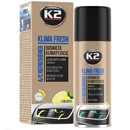 Очисник кондиціонера спрей K2 Klima Fresh 150 мл Лимон (K222)