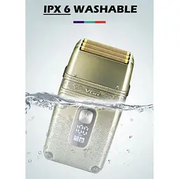 Електробритва VGR Foil Shaver Super Trim V-332 золотиста (44170-V-332_483) - мініатюра 6