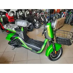 Електроскутер двомісний Crosser CR2 (800W, 60V, 24ah) зелений - мініатюра 7