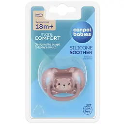 Пустушка силіконова симетрична Canpol babies Cute Animals 18+ міс. 1 шт. колір в асортименті (34/926) - мініатюра 9